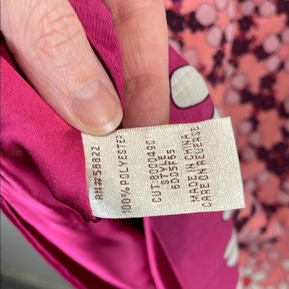 Vintage Max Studio Red Halter Floral Sundress Sleeveless Mini - Picture 9 of 9